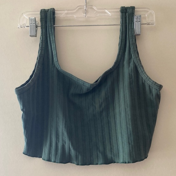 Emerald Ribbed Athleisure Wear Set - Picture 2 of 5